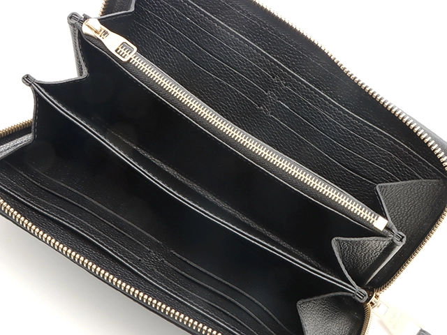 Louis Vuitton　ルイヴィトン　ジッピー・ウォレット　モノグラム・アンプラント　ノワール　M61864　【472】YN