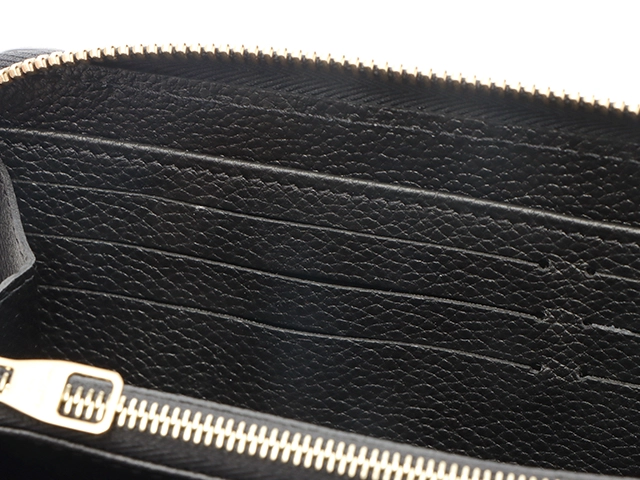 Louis Vuitton　ルイヴィトン　ジッピー・ウォレット　モノグラム・アンプラント　ノワール　M61864　【472】YN