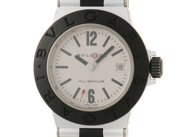 BVLGARI ブルガリ アルミニウム AL29TA シルバー文字盤 アルミニウム