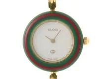 GUCCI グッチ 腕時計 チェンジベゼル バングル GP/プラスチック