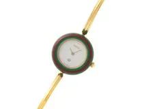 GUCCI グッチ 腕時計 チェンジベゼル バングル GP/プラスチック