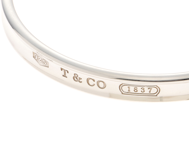 磨き済み】ティファニー バングル 1837 シルバー TIFFANY&Co