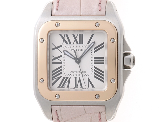Cartier カルティエ W20107X7 サントス100MM ステンレススチール