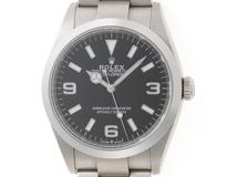 2025年正規品 ROLEX ロレックス 腕時計 エクスプローラーⅠ 124270 ブラック文字盤 オイスタースチール 自動巻き【472】SJ