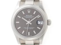 2024年正規品 ROLEX ロレックス 腕時計 デイトジャスト31 278240 ダークグレー文字盤 オイスタースチール 自動巻き【472】SJ
