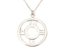 TIFFANY＆CO　ティファニー　アトラスサークル　ネックレス　SVシルバー　3.8g　【471】YN