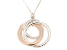 TIFFANY＆CO　ティファニー　1837インターロッキング　ネックレス　シルバー/メタル　4.9g　2148103942457【471】IK