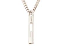 GUCCI　グッチ　カットアウトG　ネックレス　SVシルバー　14.8g　2148103943997【471】IK