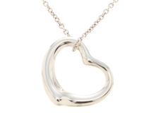 TIFFANY＆CO　ティファニー　オープンハート　ネックレス　シルバー　6.7g　【471】M
