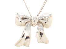 JEWELRY　ジュエリー　ボウ　ネックレス　SVシルバー　3.0g　【471】YN