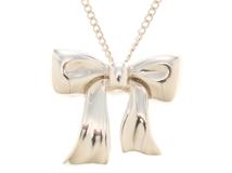JEWELRY　ジュエリー　リボウ　ネックレス　SVシルバー　2.4g　【471】YN