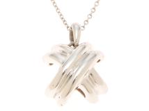 TIFFANY＆CO　ティファニー　シグネチャー　ネックレス　SVシルバー　4.8g　【471】YN
