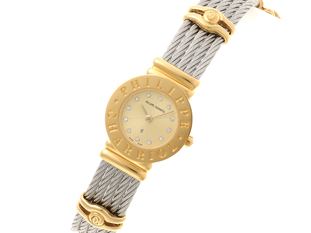 CHARRIOL シャリオール 時計 サントロペ H28.91 ゴールドメッキ