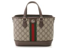 GUCCI　グッチ　オフィディア　ＧＧスプリーム　スモール　トートバッグ　ベージュ　エホ　【432】　2148103948619