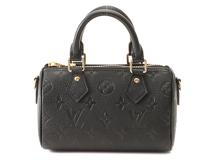 LOUIS VUITTON　ルイ・ヴィトン　ナノ　スピーディ　モノグラム　アンプラント　ブラック　【432】　2148103948978