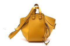 LOEWE ロエベ ハンモックバッグ スモール イエロー/ブルー レザー 【460】 2148103949753