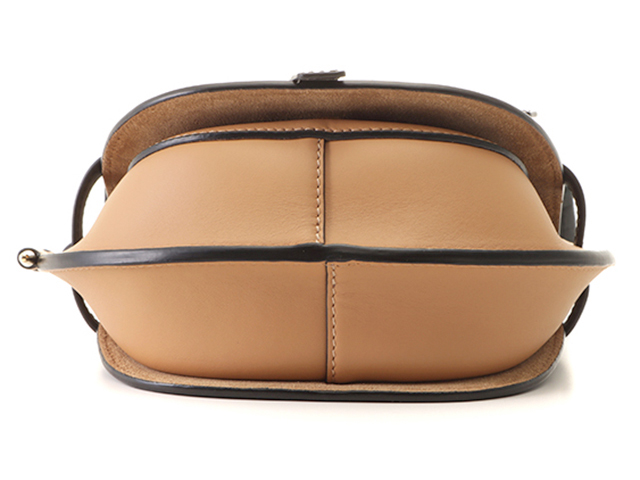LOEWE ロエベ ゲートデュアル バッグ ミニ ブラック／ベージュ レザー