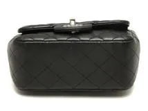 CHANEL シャネル ミニマトラッセ18 チェーンショルダー ブラック