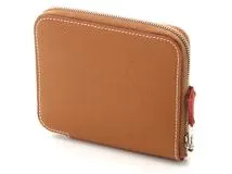HERMES エルメス アザップシルクインコンパクト ゴールド/シルバー金具