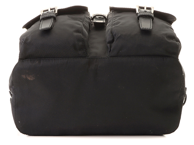 PRADA プラダ リュックサック ブラック ナイロン/レザー【430