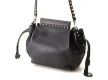VALENTINO ヴァレンティノ ロックスタッズ ショルダーバッグ ブラック