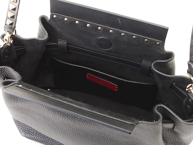 VALENTINO ヴァレンティノ ロックスタッズ ショルダーバッグ ブラック