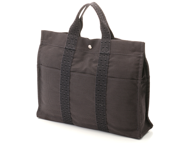 りんりん　エルメス　キャンパストートバック カンヌ（HERMES） 【質Shop天満屋】【美品】エルメス キャンバス