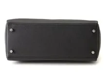 HERMES エルメス ケリー28 ブラック/SV トゴ □P刻印 2148103961069