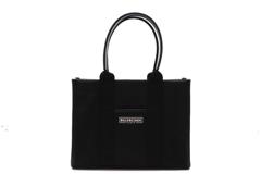 BALENCIAGA バレンシアガ ハードウェア スモール 2wayバッグ 671402 ブラック キャンバス/レザー【460】2148103961342