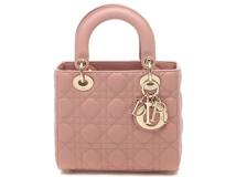 Dior　ディオール　MY ABC カナージュ　レディディオール　2WAYハンドバッグ　ピンク　【471】YN