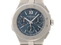 Chopard ショパール 腕時計 2021年正規品 アルパイン イーグル XL クロノ 298609-3001 ブルー文字盤 ステンレススティール 自動巻き【472】SJ