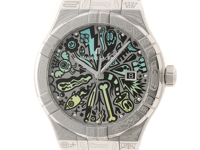 モーリスラクロア / アイコン クォーツ 40mm ギャランティ 2025.7 モーリス・ラクロア(MAURICE LACROIX) 2025新作 ユニークな現代アート