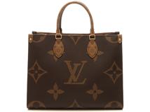 LOUIS VUITTON　ルイヴィトン　オンザゴーMM　ハンドバッグ　モノグラム　モノグラム･リバース キャンバス　M45321（2148103973901）【200】