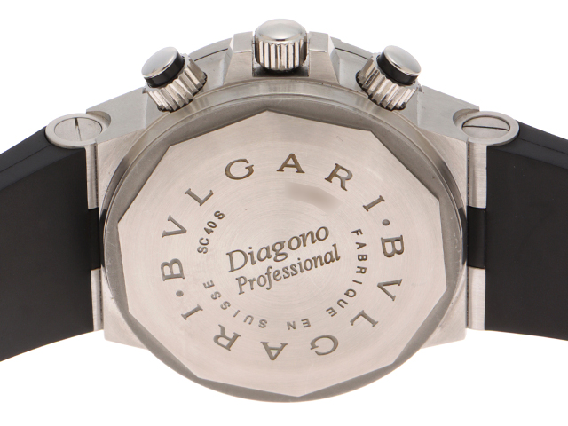 【ＯＨ済み】BVLGARI ディアゴノスクーバ SD40S BVLGARI ブルガリ ディアゴノ スクーバ SC40S ステンレススチール
