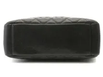 CHANEL シャネル マトラッセ PSTトートバッグ ブラック GP キャビア