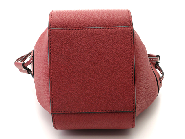 LOEWE ロエベ ハンモック ドローストリングバッグ ミニ ボルドー