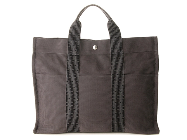 HERMES エルメス トートバッグ エールライントートMM キャンバス