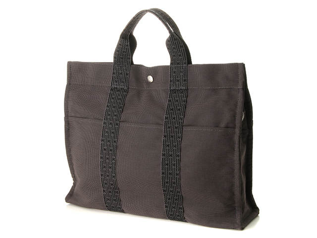 HERMES エルメス トートバッグ エールライントートMM キャンバス
