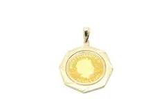 JEWELRY ノンブランドジュエリー 1/25oz ツバル コイントップ 金貨 2022年 3ドル K18/K24 【460】2148600010871