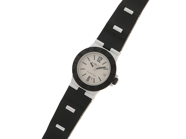BVLGARI ブルガリ アルミニウム AL32A AL/ラバー 女性用クオーツ