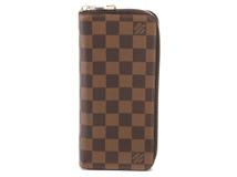 LOUIS VUITTON ルイ・ヴィトン ジッピー・ウォレット ヴェルティカル ダミエ N61207 ラウンド長財布 2180000006108【200】
