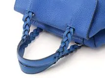 TORY BURCH　トリーバーチ　ハンドバッグ　レザー　ブルー【431】2180000008744