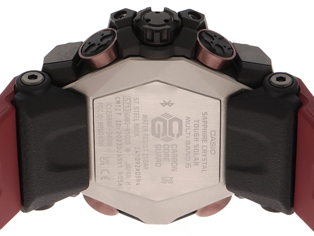 CASIO カシオ G-SHOCK ソーラー電波時計 メンズ SS GWG-B1000-1A4JF ブラック 【432】 【2180000014257】