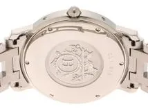 HERMES　エルメス　クリッパー SS　ホワイト文字盤/SS　CL1.810　メンズ　【471】N　2181000001346