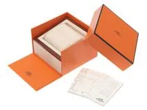 HERMES　エルメス　クリッパー SS　ホワイト文字盤/SS　CL1.810　メンズ　【471】N　2181000001346