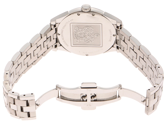 HAMILTON　ハミルトン　時計　ジャズマスター　シンライン　H384110　メンズ　クオーツ　SS　グレー文字盤【431】2181000001636