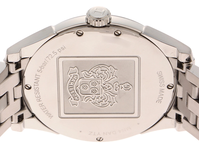 HAMILTON　ハミルトン　時計　ジャズマスター　シンライン　H384110　メンズ　クオーツ　SS　グレー文字盤【431】2181000001636