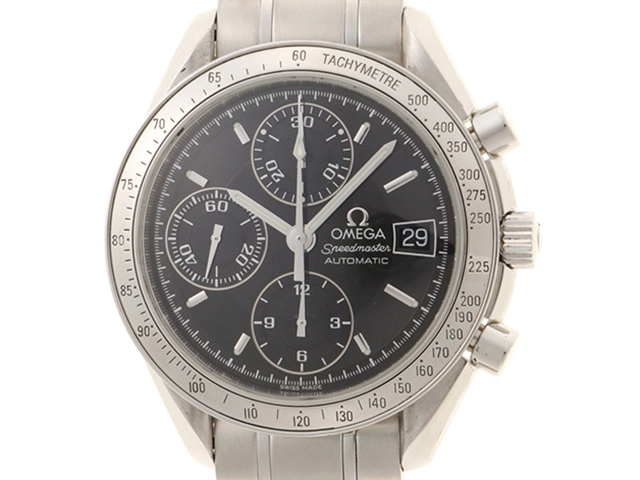 OMEGA　オメガ　時計　スピードマスターデイト　3513.50　ブラック文字盤　ステンレススチール　自動巻き　メンズ