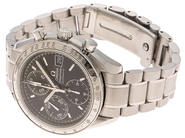 OMEGA オメガ 時計 スピードマスターデイト 3513.50 ブラック文字盤