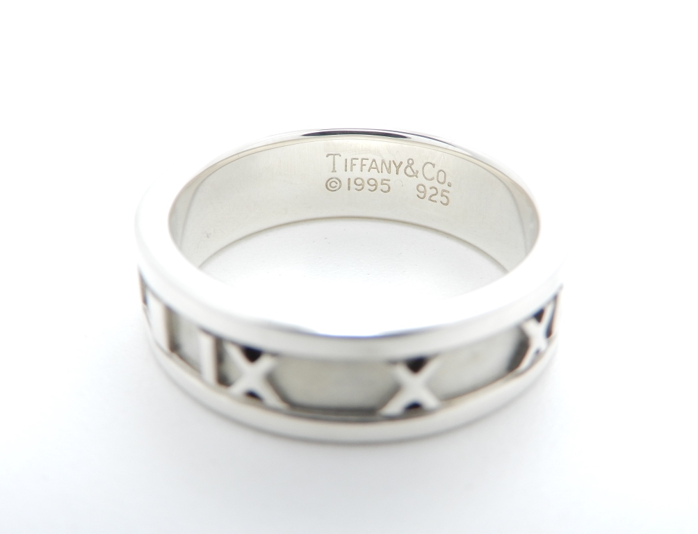 TIFFANY&CO ティファニー アトラスナローリング シルバー 16号